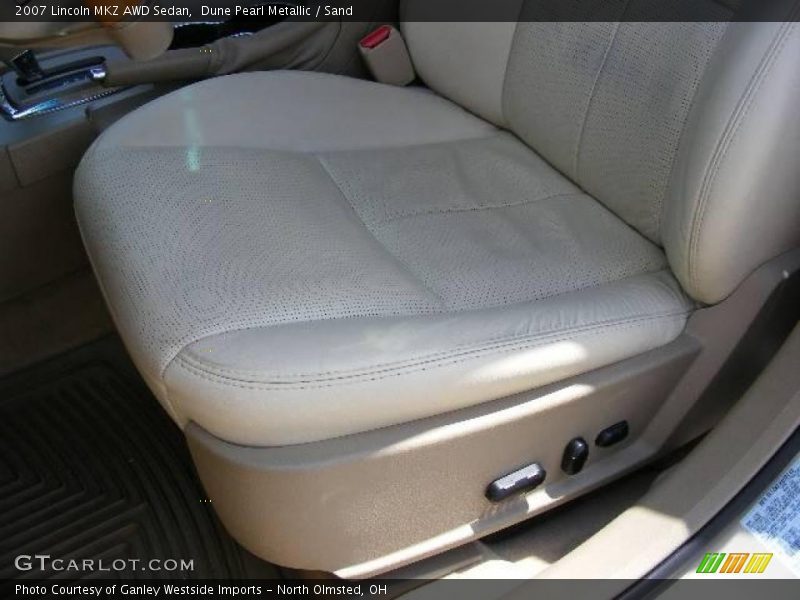 Dune Pearl Metallic / Sand 2007 Lincoln MKZ AWD Sedan