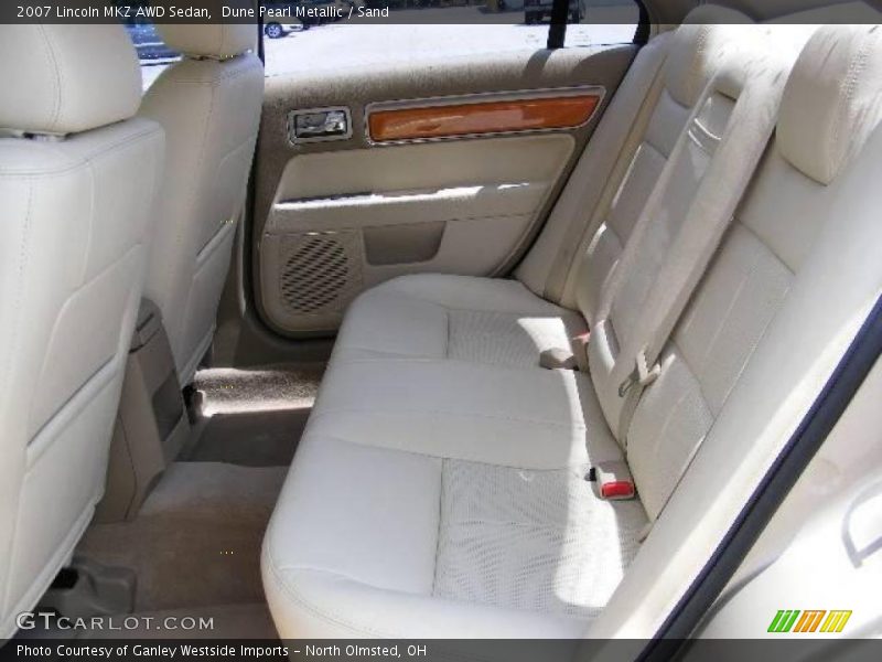 Dune Pearl Metallic / Sand 2007 Lincoln MKZ AWD Sedan