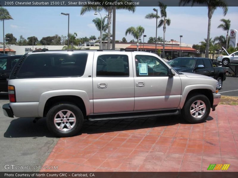Silver Birch Metallic / Gray/Dark Charcoal 2005 Chevrolet Suburban 1500 LT