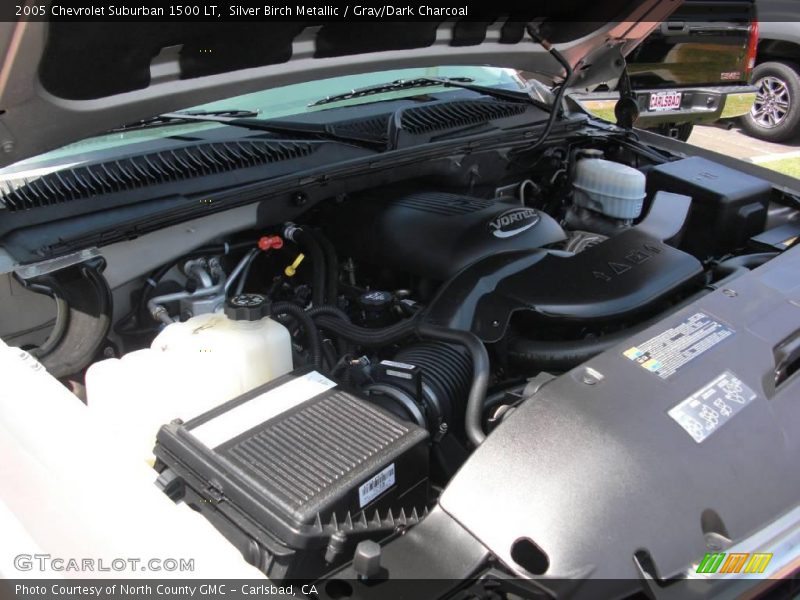 Silver Birch Metallic / Gray/Dark Charcoal 2005 Chevrolet Suburban 1500 LT