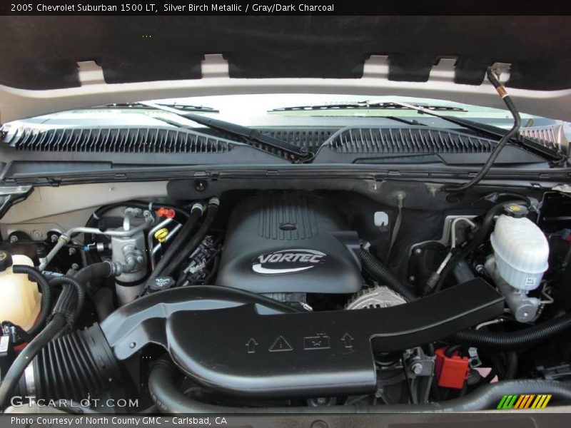 Silver Birch Metallic / Gray/Dark Charcoal 2005 Chevrolet Suburban 1500 LT