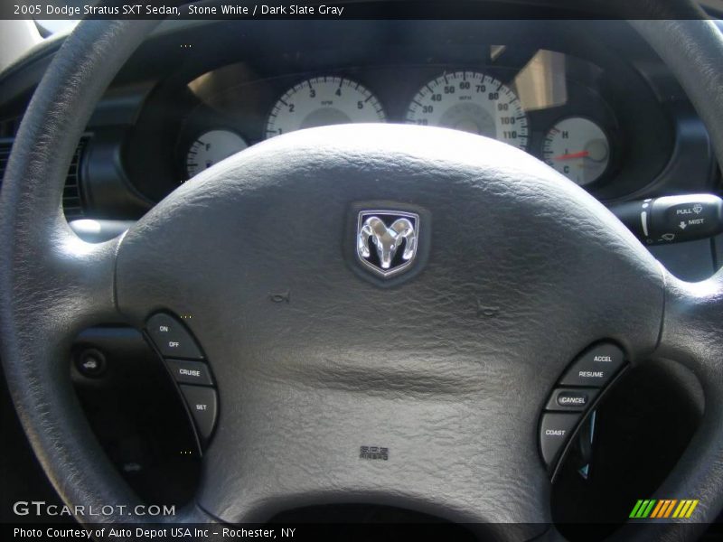 Stone White / Dark Slate Gray 2005 Dodge Stratus SXT Sedan