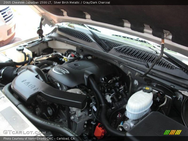 Silver Birch Metallic / Gray/Dark Charcoal 2005 Chevrolet Suburban 1500 LT