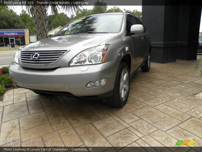Thunder Cloud Metallic / Light Gray 2005 Lexus RX 330