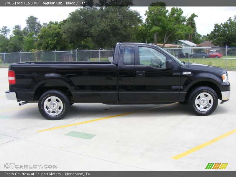 Black / Tan 2006 Ford F150 XLT Regular Cab