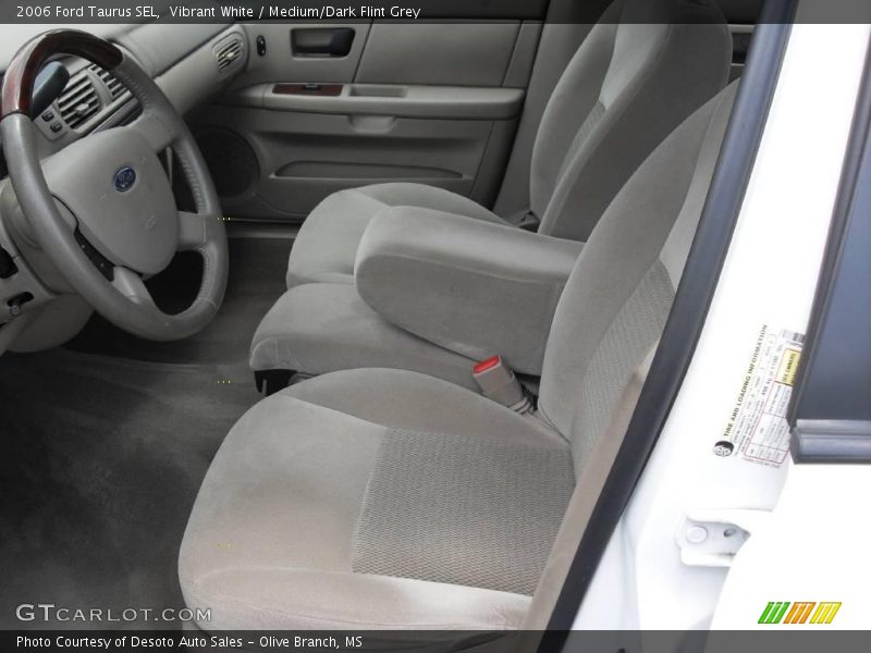 Vibrant White / Medium/Dark Flint Grey 2006 Ford Taurus SEL