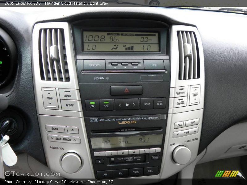 Thunder Cloud Metallic / Light Gray 2005 Lexus RX 330