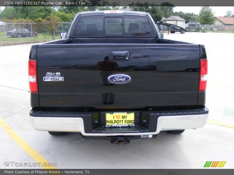 Black / Tan 2006 Ford F150 XLT Regular Cab