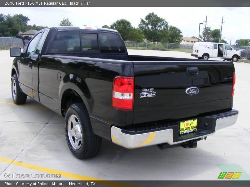 Black / Tan 2006 Ford F150 XLT Regular Cab