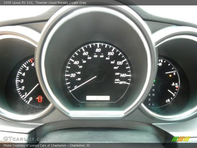 Thunder Cloud Metallic / Light Gray 2005 Lexus RX 330