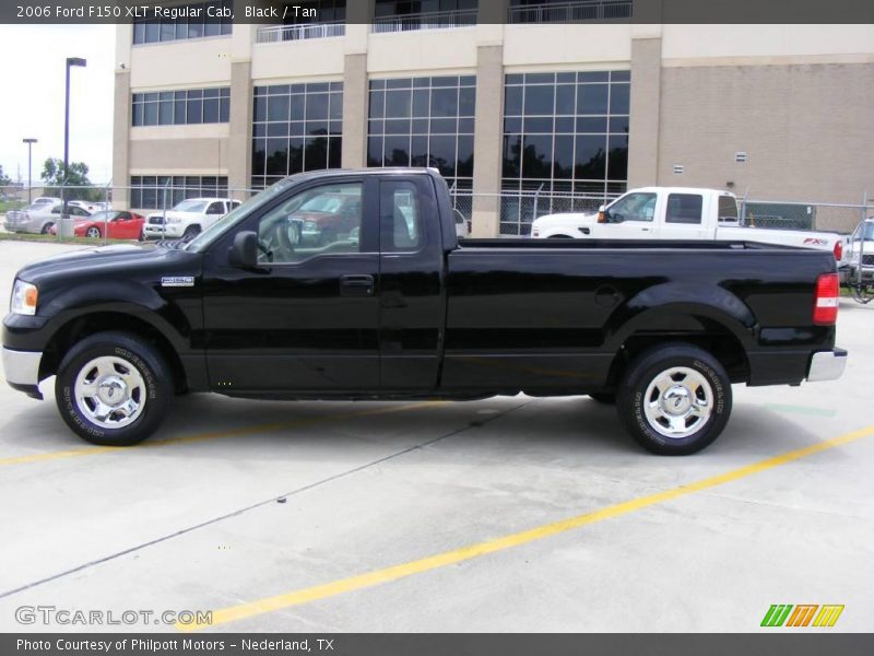 Black / Tan 2006 Ford F150 XLT Regular Cab