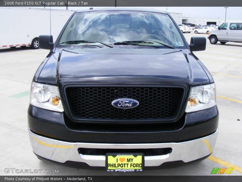 Black / Tan 2006 Ford F150 XLT Regular Cab
