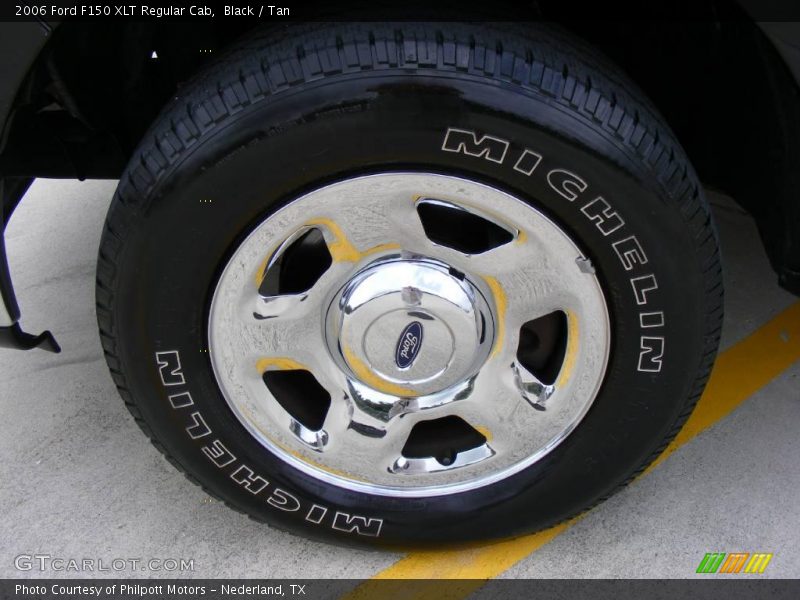 Black / Tan 2006 Ford F150 XLT Regular Cab