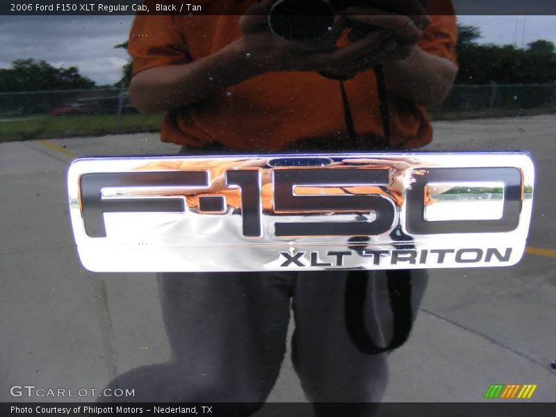 Black / Tan 2006 Ford F150 XLT Regular Cab