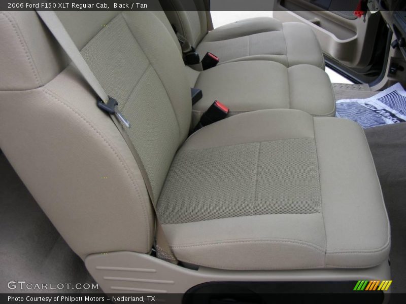 Black / Tan 2006 Ford F150 XLT Regular Cab
