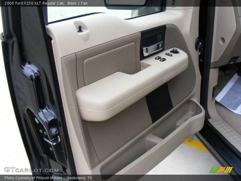 Black / Tan 2006 Ford F150 XLT Regular Cab