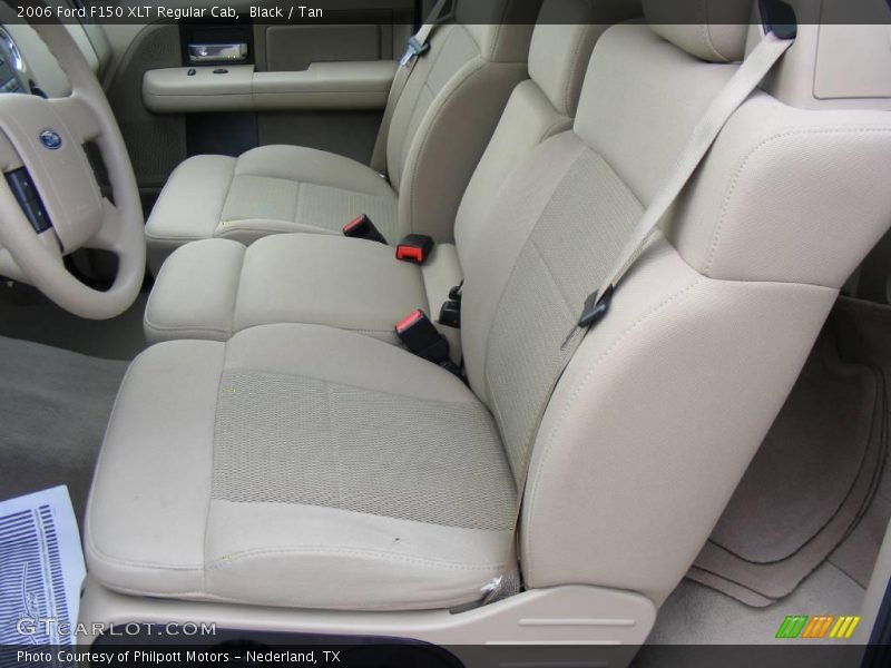 Black / Tan 2006 Ford F150 XLT Regular Cab