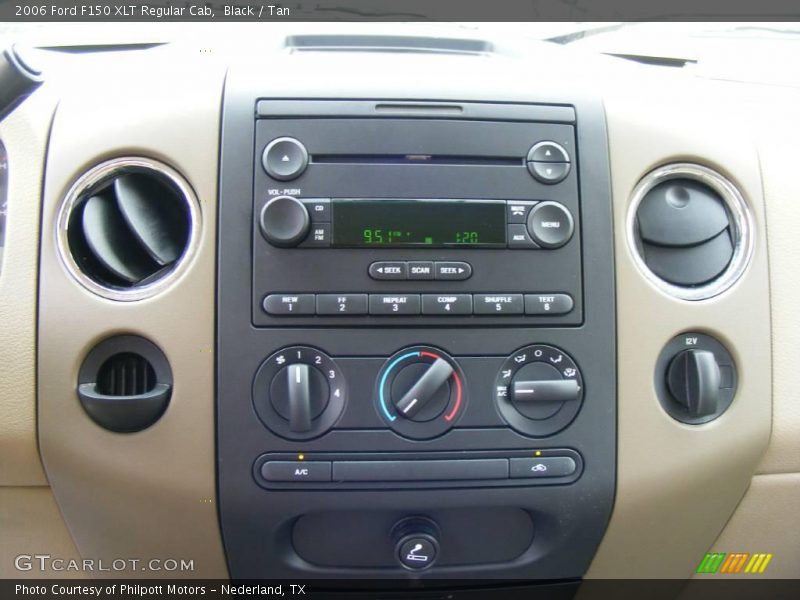 Black / Tan 2006 Ford F150 XLT Regular Cab