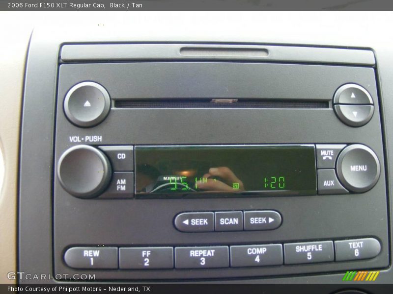 Black / Tan 2006 Ford F150 XLT Regular Cab