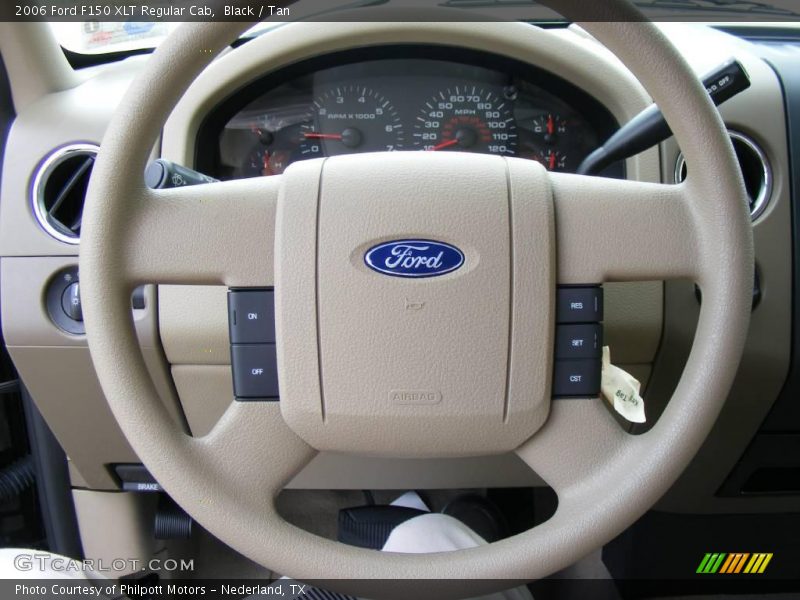 Black / Tan 2006 Ford F150 XLT Regular Cab