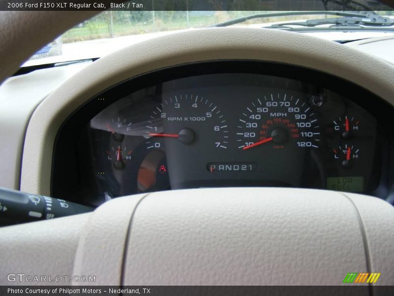 Black / Tan 2006 Ford F150 XLT Regular Cab