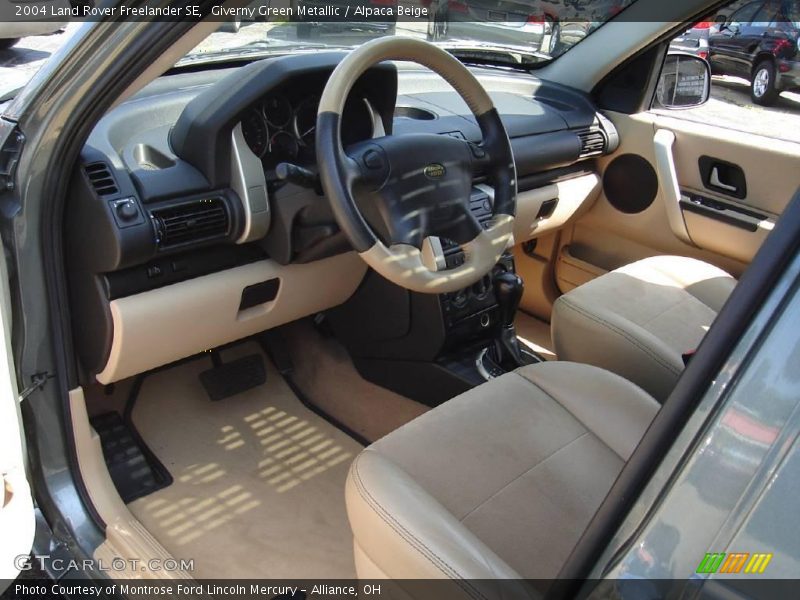 Giverny Green Metallic / Alpaca Beige 2004 Land Rover Freelander SE