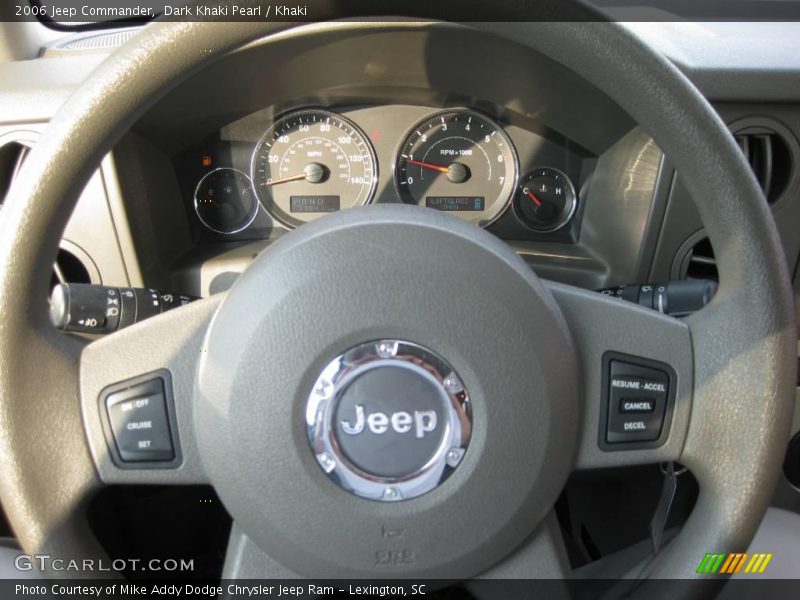 Dark Khaki Pearl / Khaki 2006 Jeep Commander