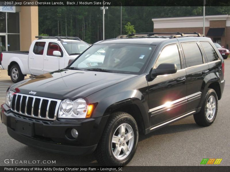 Black / Medium Slate Gray 2007 Jeep Grand Cherokee Laredo