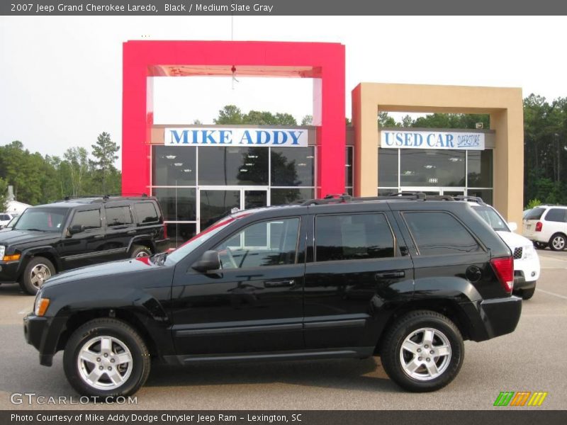 Black / Medium Slate Gray 2007 Jeep Grand Cherokee Laredo