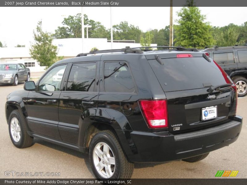 Black / Medium Slate Gray 2007 Jeep Grand Cherokee Laredo