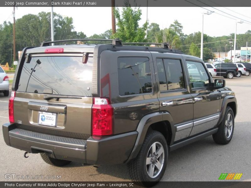 Dark Khaki Pearl / Khaki 2006 Jeep Commander
