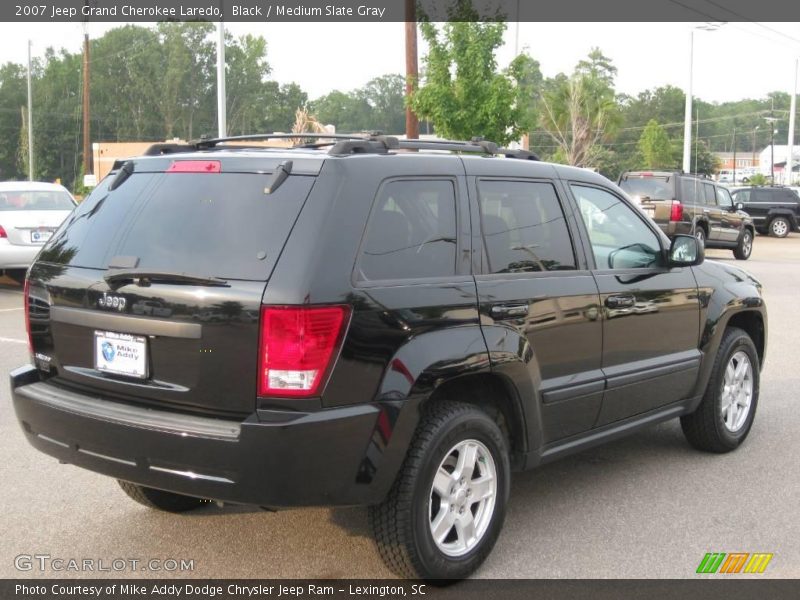 Black / Medium Slate Gray 2007 Jeep Grand Cherokee Laredo