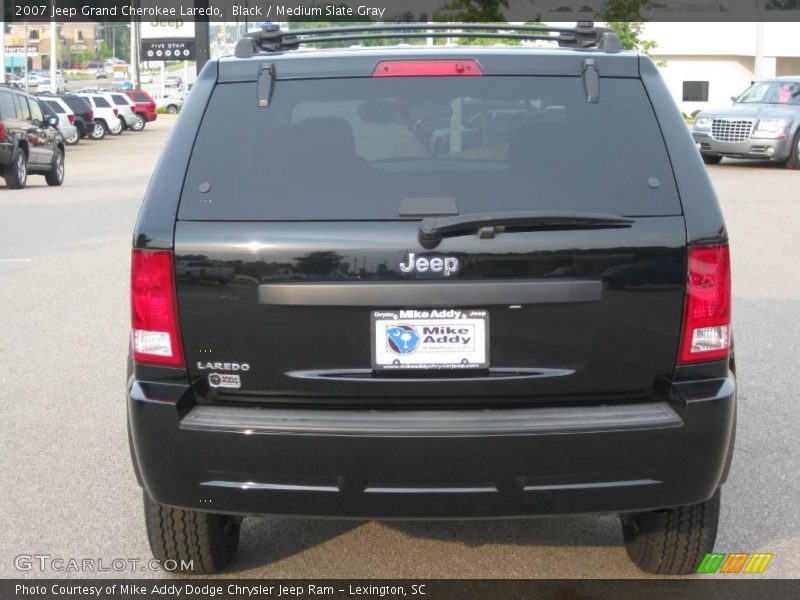 Black / Medium Slate Gray 2007 Jeep Grand Cherokee Laredo