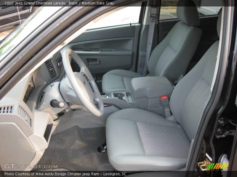 Black / Medium Slate Gray 2007 Jeep Grand Cherokee Laredo