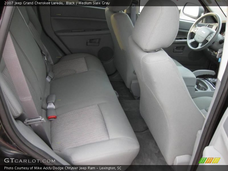 Black / Medium Slate Gray 2007 Jeep Grand Cherokee Laredo