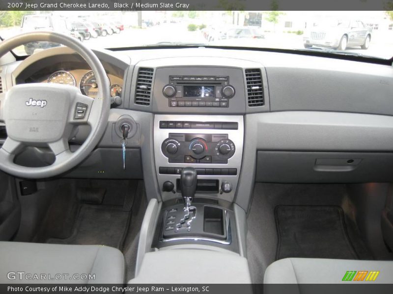Black / Medium Slate Gray 2007 Jeep Grand Cherokee Laredo