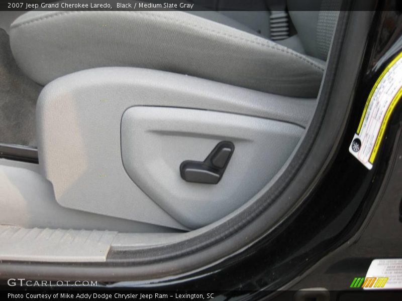 Black / Medium Slate Gray 2007 Jeep Grand Cherokee Laredo