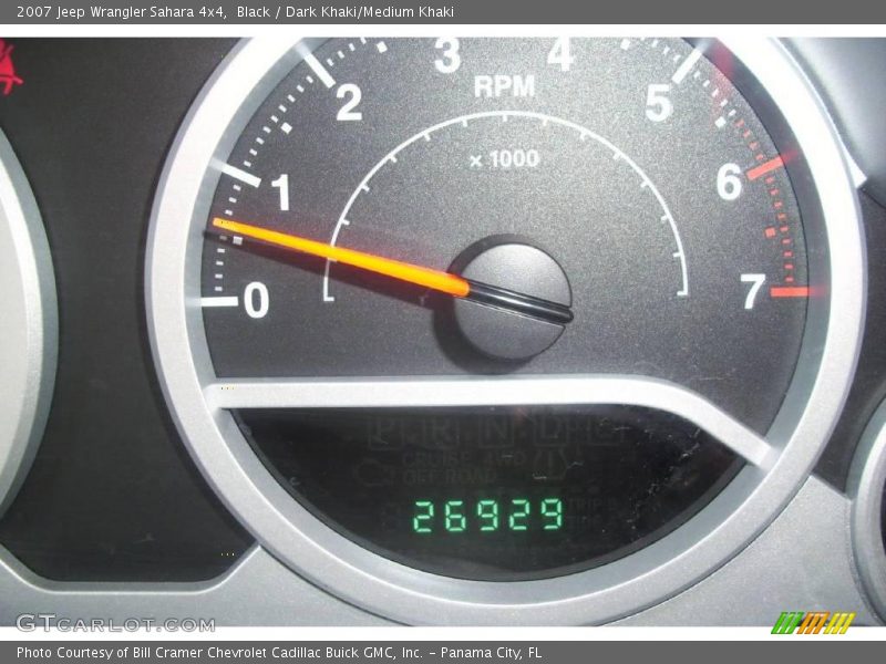 Black / Dark Khaki/Medium Khaki 2007 Jeep Wrangler Sahara 4x4