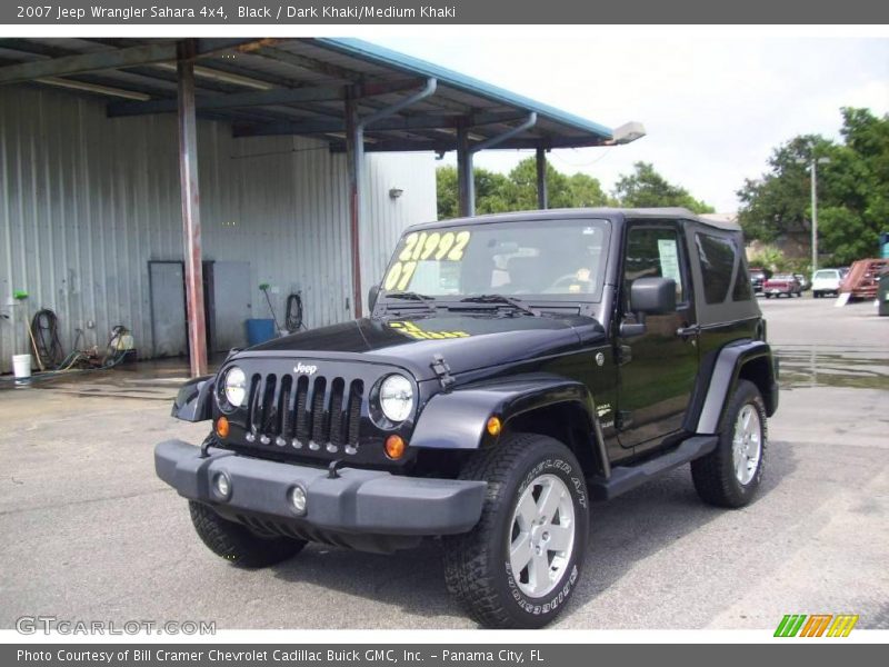 Black / Dark Khaki/Medium Khaki 2007 Jeep Wrangler Sahara 4x4