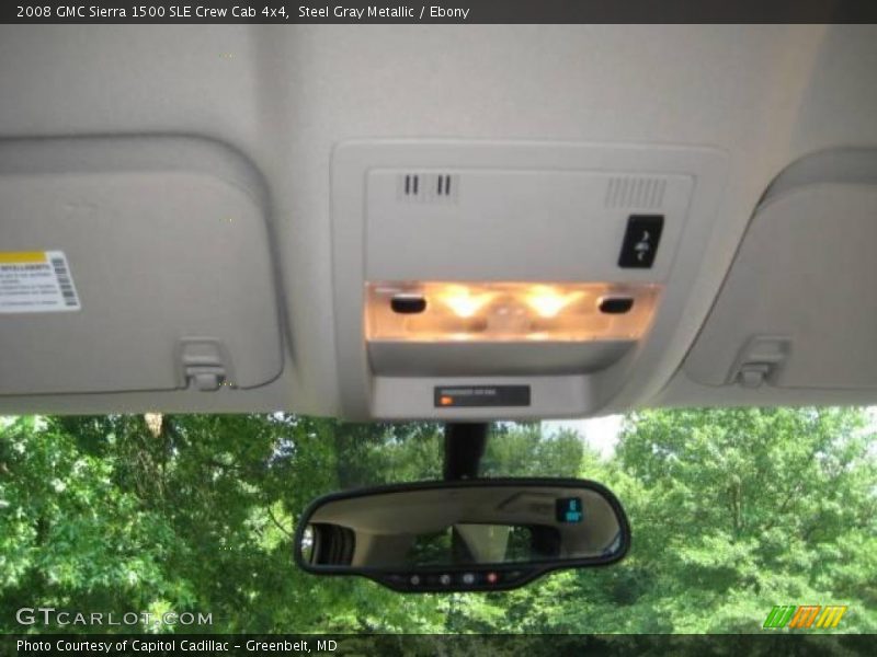 Steel Gray Metallic / Ebony 2008 GMC Sierra 1500 SLE Crew Cab 4x4