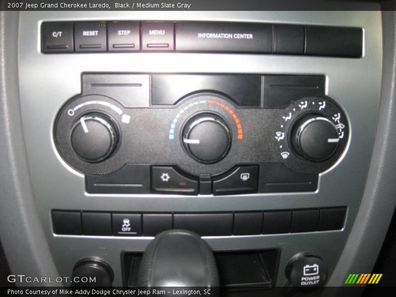 Black / Medium Slate Gray 2007 Jeep Grand Cherokee Laredo