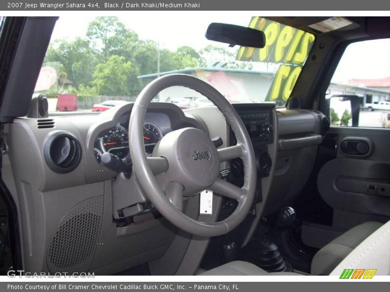 Black / Dark Khaki/Medium Khaki 2007 Jeep Wrangler Sahara 4x4