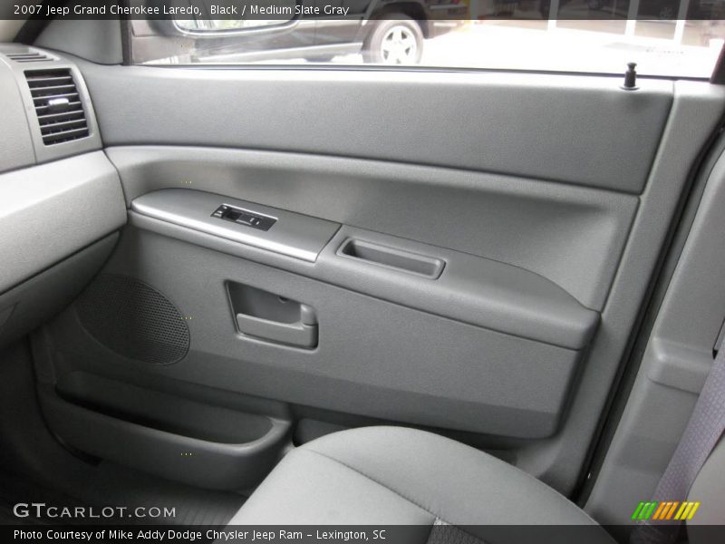 Black / Medium Slate Gray 2007 Jeep Grand Cherokee Laredo