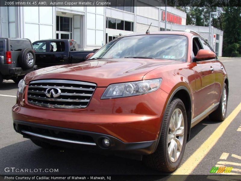 Autumn Copper Metallic / Graphite 2006 Infiniti FX 45 AWD