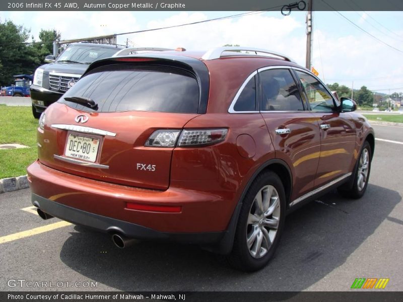 Autumn Copper Metallic / Graphite 2006 Infiniti FX 45 AWD