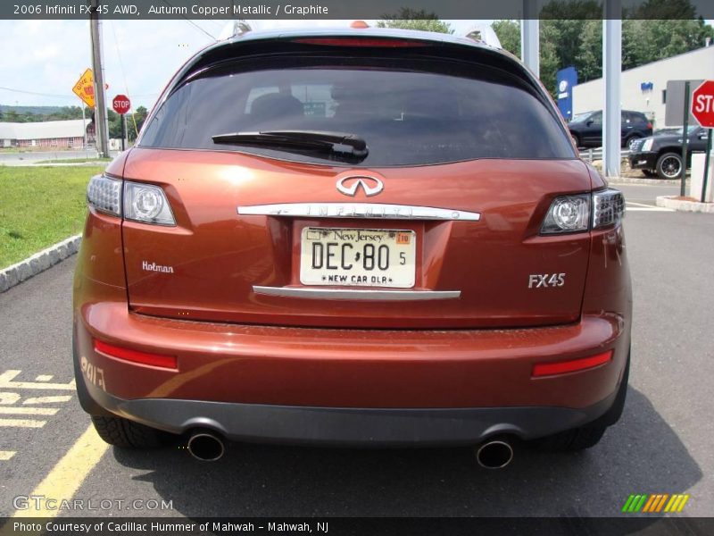 Autumn Copper Metallic / Graphite 2006 Infiniti FX 45 AWD