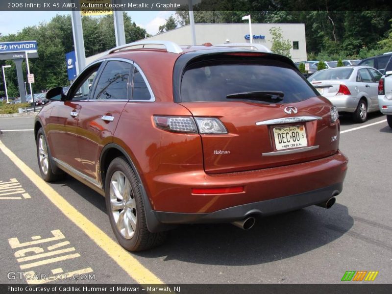 Autumn Copper Metallic / Graphite 2006 Infiniti FX 45 AWD