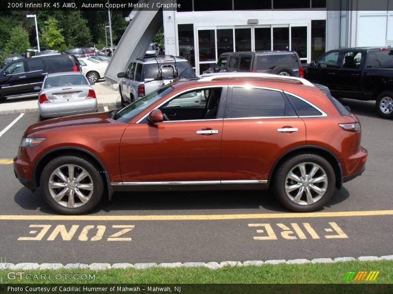 Autumn Copper Metallic / Graphite 2006 Infiniti FX 45 AWD