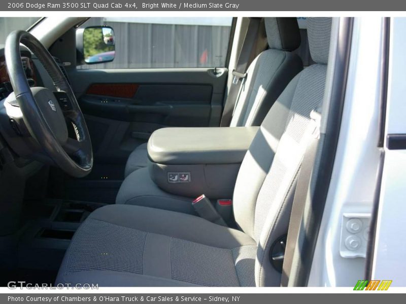Bright White / Medium Slate Gray 2006 Dodge Ram 3500 SLT Quad Cab 4x4