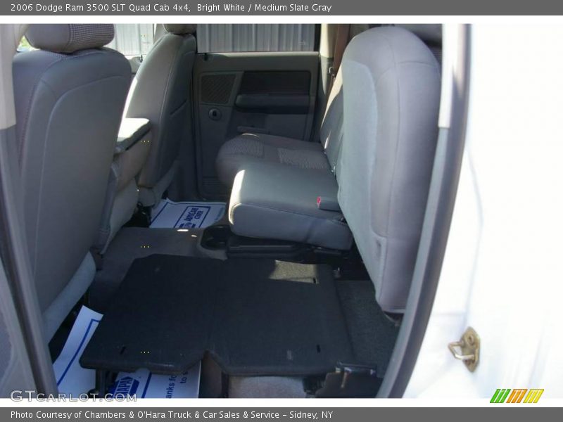 Bright White / Medium Slate Gray 2006 Dodge Ram 3500 SLT Quad Cab 4x4
